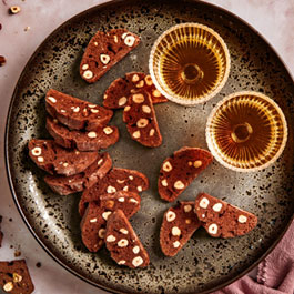Hazelnut and Chocolate Cantucci
