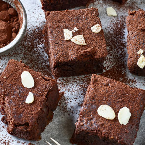 Brownies ze tří druhů čokolády