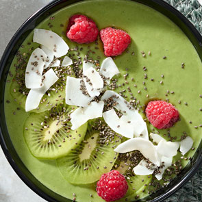 Grøn smoothie-bowl