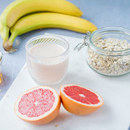 Ruby Grapefruit Oatie Smoothie