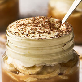 Μους Banoffee με στρώσεις