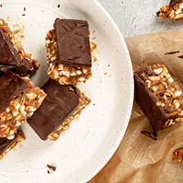 Sticky Date, Peanut and Chocolate Slice