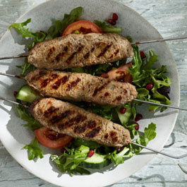 Lebanese Kafta with Garlic Sauce