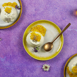 Apricot and Honey Panna Cotta