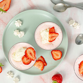 Quick Strawberry Mousse