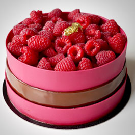 Raspberry & Chocolate Cake