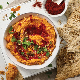 Yellow Pepper and Butter Bean Hummus