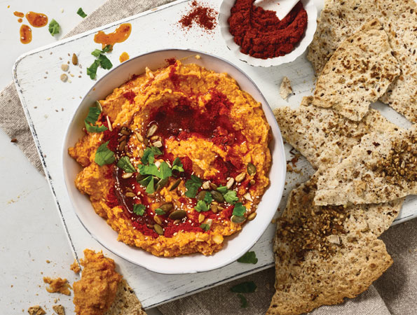 Yellow Pepper and Butter Bean Hummus