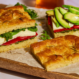 Leftover Potato Focaccia Bread