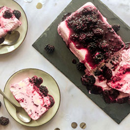 Bramble Gin Semifreddo