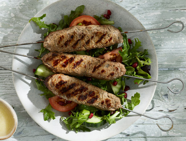 Lebanese Kafta with Garlic Sauce