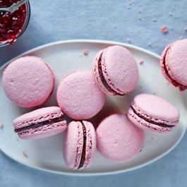 Strawberry Macarons