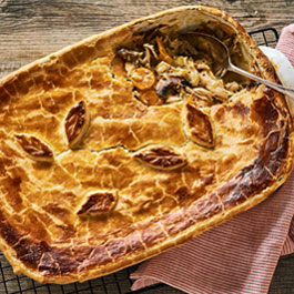 Chicken and Wild Mushroom Pie