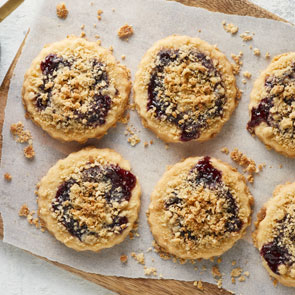 Blueberry Crumble Biscuits