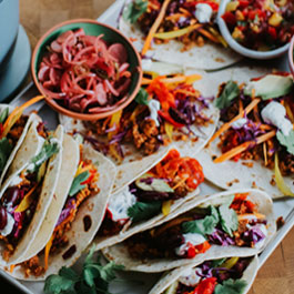 Sabrosos tacos veganos