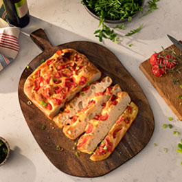 Tomato Topped Focaccia 