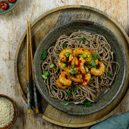 Honey Garlic Prawns