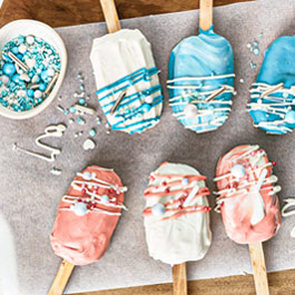 Pink Chocolate Cakesicles