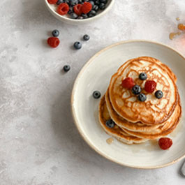 Pancakes épais au sirop d'érable