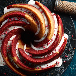 Marbled Red Velvet Bundt Cake FR