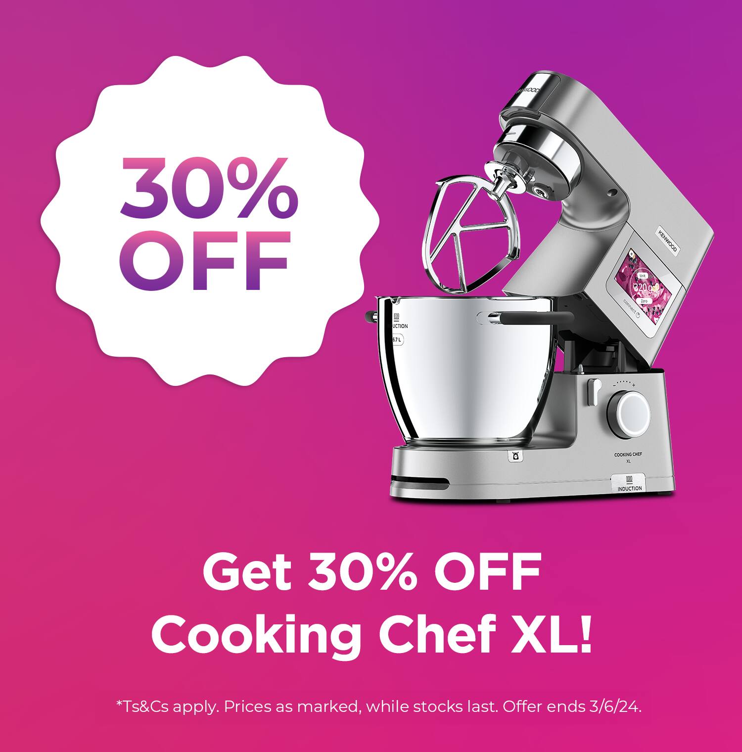 30% off Cooking Chef XL