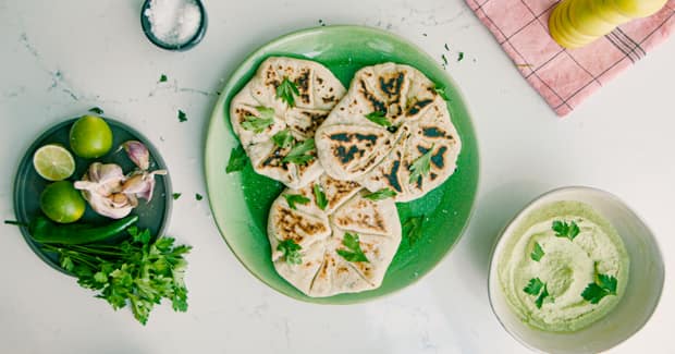 Halloumi and Greens Gözleme with Chilli Lime Tahini.jpg