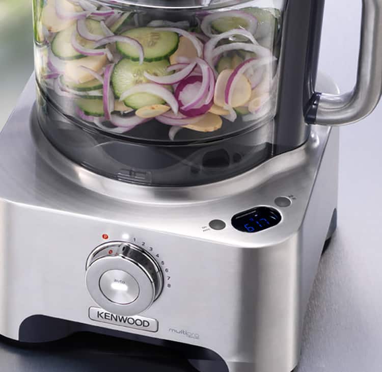 6 Cup Food Processor 500W Variable Speed Blender Chopper w/ 3
