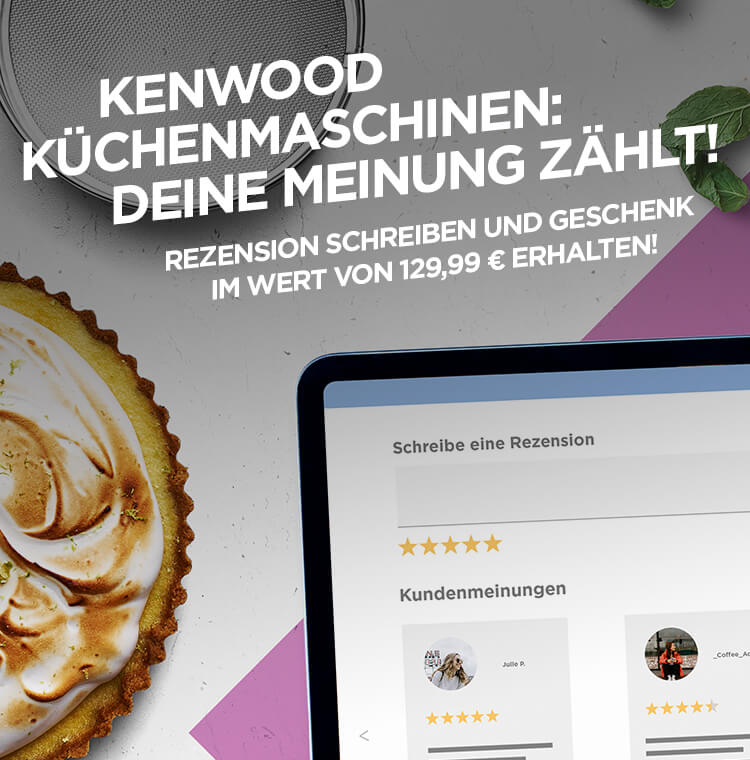 Kenwood Küchenmaschinen deine Meinung zählt! Kenwood DE