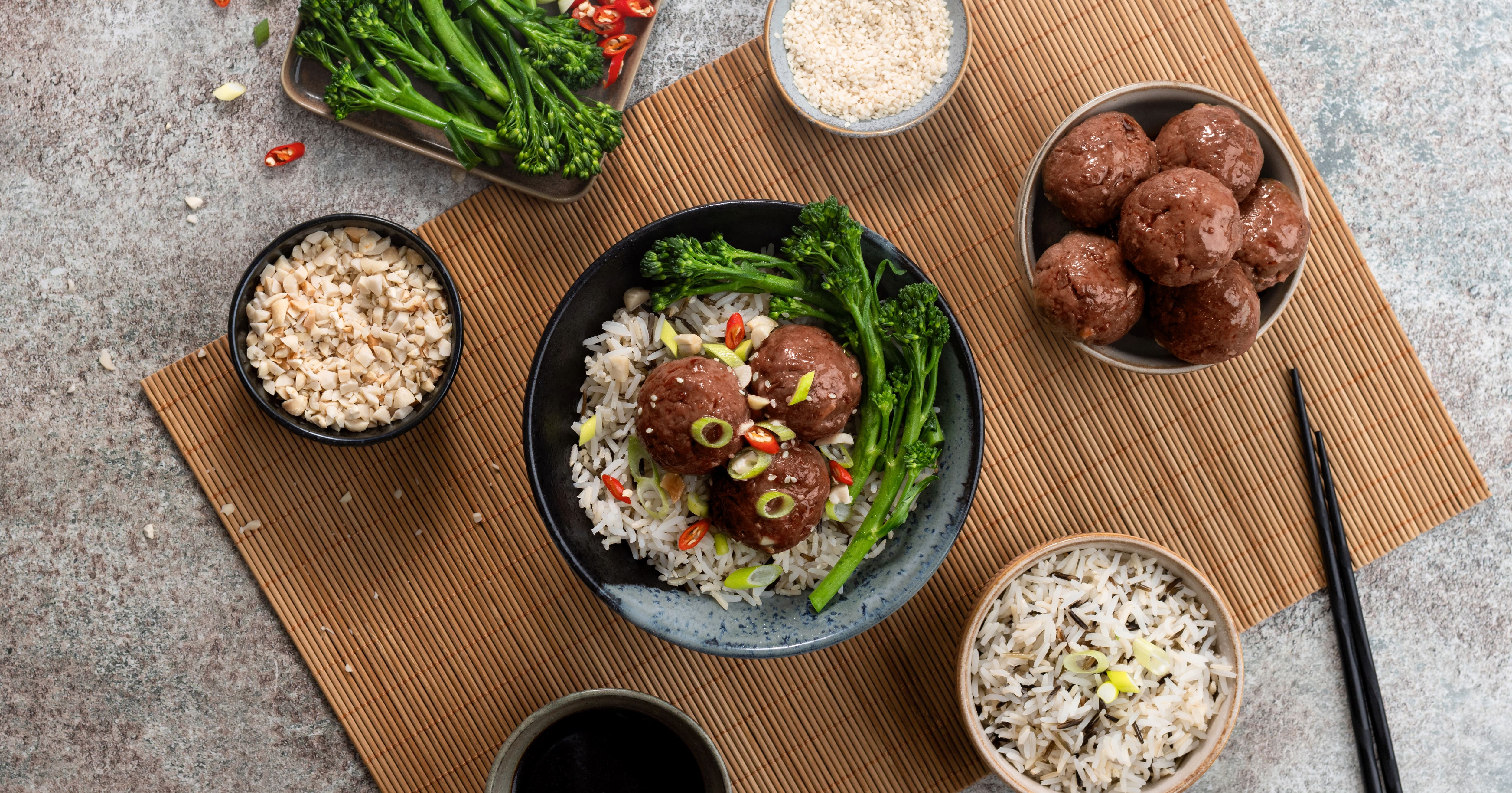 Quick Korean Beef Balls