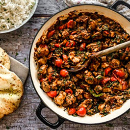 Frango Bhuna rápido