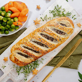 Giant Vegan Mushroom Roll