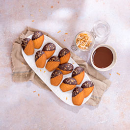 Chocolate and Orange Madeleines